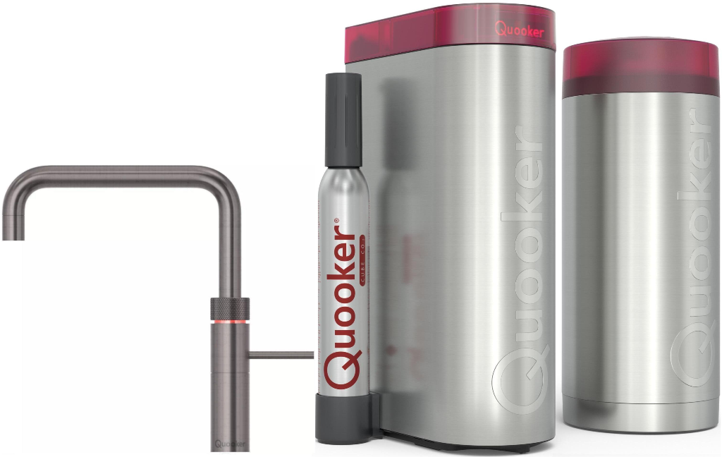 QUOOKER Fusion Square Chrom COMBI & CUBE online kaufen | Kochendwasserhahn & Trinkwassersystem | Der Wasserhahn, der alles kann | Splenshop24
