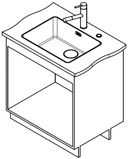 FRANKE Kchensple Mythos MYX 210-55 Einbausple Slimtop / Flchenbndig mit Siebkorb als Druckknopfventil