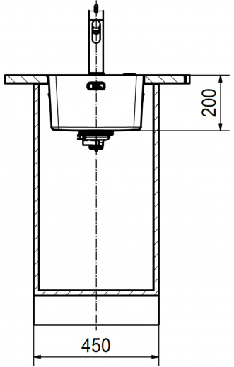 FRANKE Kchensple Mythos MYX 210-34 Einbausple Slimtop / Flchenbndig mit Siebkorb als Druckknopfventil