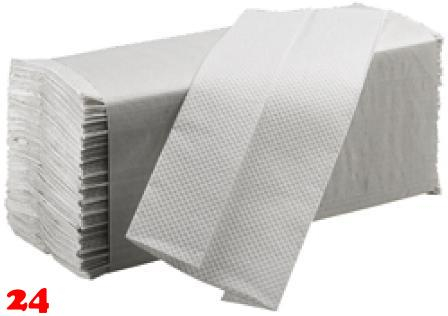 KWC PROFESSIONAL Faltpapierhandtcher ZACCS0001 Z-Faltung 180 Stck pro Paket, Verpackungseinheit 21 Pakete