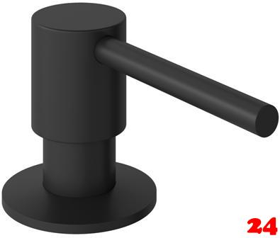 DAMIXA Seifenspender Silhouet Splmittelspender / Dispenser Mattschwarz (484816100)