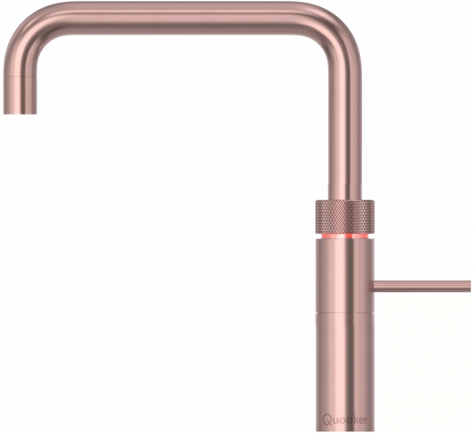 QUOOKER FUSION Square Kupfer Rose' PVD COMBI B mit CUBE 2 *Der Wasserhahn, der alles kann! (22FSRCOCUBE)