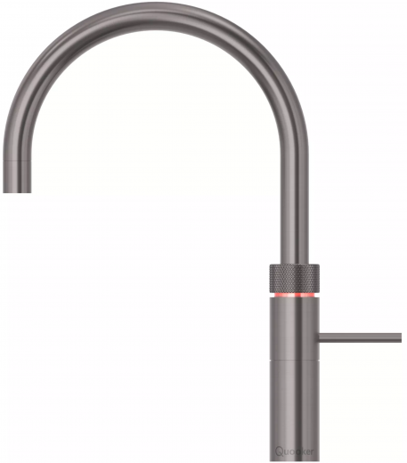 {LAGER} QUOOKER FUSION Round Gunmetal PVD COMBI B mit CUBE 2 *Der Wasserhahn, der alles kann! (22FRGMECUBE)