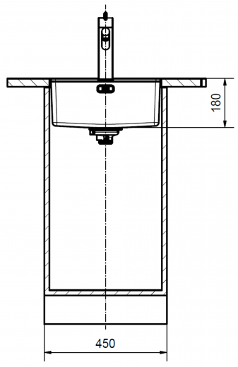 FRANKE Kchensple Maris MRX 210-40 A Edelstahlsple Slimtop / Flchenbndig mit Siebkorb als Stopfenventil