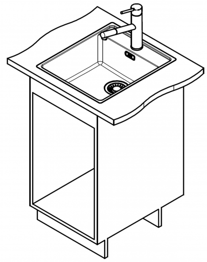 FRANKE Kchensple Maris MRX 210-40 A Edelstahlsple Slimtop / Flchenbndig mit Siebkorb als Stopfenventil