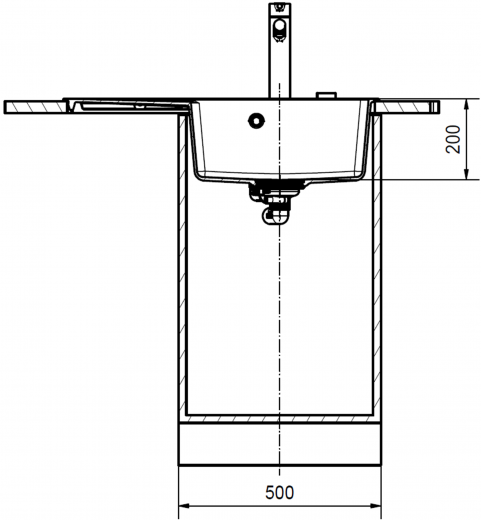 FRANKE Kchensple Centro CNG 611-78A Fragranit+ Einbausple / Granitsple Flchenbndig mit Siebkorb als Drehknopfventil