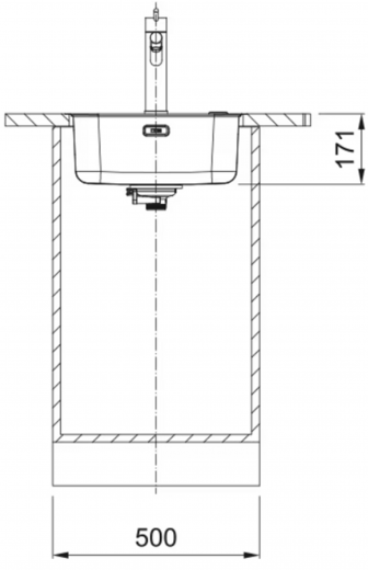 FRANKE Kchensple Smart SRX 210-40 Edelstahlsple Slimtop / Flchenbndig mit Siebkorb als Stopfenventil