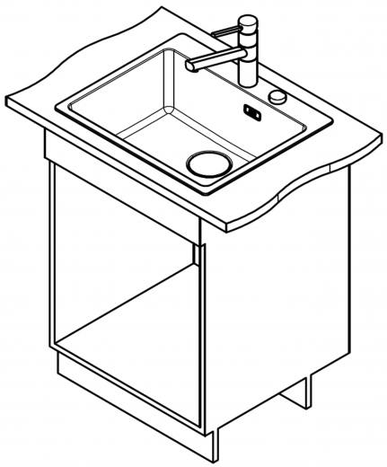 FRANKE Kchensple Maris MRG 610-54 A HLB Fragranit+ Granitsple / Einbausple mit Siebkorb als Stopfenventil