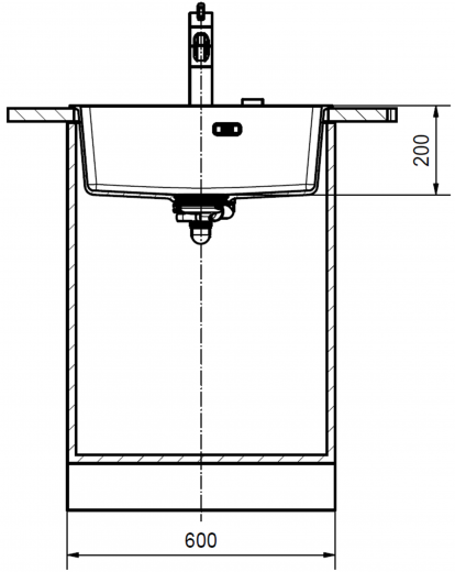 FRANKE Kchensple Maris MRG 610-54 A HLB Fragranit+ Granitsple / Einbausple mit Siebkorb als Stopfenventil