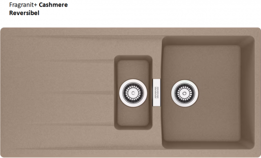 FRANKE Kchensple Centro CNG 651-100 Fragranit+ Einbausple / Granitsple Flchenbndig mit Siebkorb als Drehknopfventil