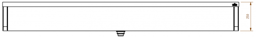 DREILICH Arbeits-/ Mehrzweckbecken 424K-2000 wandhngend gekantetes und geschweites Becken Lnge 2000mm (3504180008)