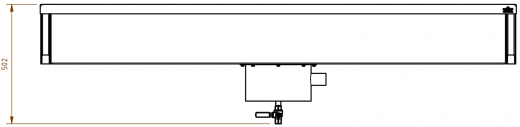 DREILICH Arbeits-/ Mehrzweckbecken 424KS-2000 wandhngend als Werkraum-/ Schlammfangbecken Becken Lnge 2000mm (3504180016)