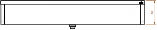 DREILICH Arbeits-/ Mehrzweckbecken 424KH-1500 mit Hahnlochbank wandhngend gekantetes und geschweites Becken Lnge 1500mm (3504180084)