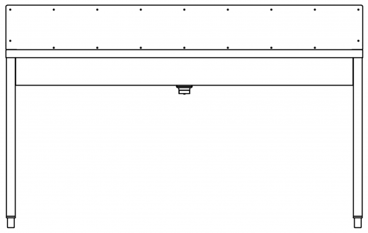 DREILICH Waschrinne 405SW WF-1600 ohne Schrze mit Spritzwand HLB wandhngend mit Winkelfen geschweite Konstruktion Lnge 1600mm (3502180219)