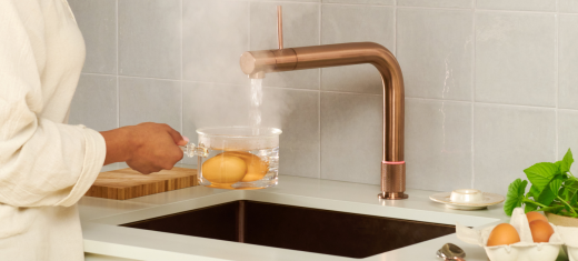 QUOOKER FRONT Kupfer Rose' PVD VAQ PRO3 mit CUBE 2 *Der Wasserhahn, der alles kann! (3FRONTRCOCUBE)