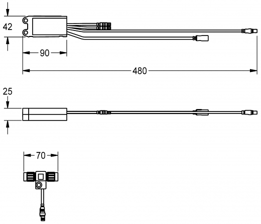 KWC PROFESSIONAL Elektronikmodul EM5 mit ID 02030 ACET1003 Zur Einbindung in das Wassermanagementsystem AQUA 3000 open