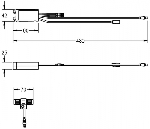 KWC PROFESSIONAL Elektronikmodul EM5 mit ID 02040 ACET1004 Zur Einbindung in das Wassermanagementsystem AQUA 3000 open