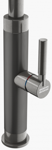 FRANKE Kchenarmatur Mythos Masterpiece Einhebelmischer Edelstahl Anthracite (PVD) mit Auszugsbrause Pull-Down-Spray 360 schwenkbarer Auslauf