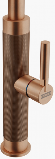 FRANKE Kchenarmatur Mythos Masterpiece Einhebelmischer Edelstahl Copper (PVD) mit Auszugsbrause Pull-Down-Spray 360 schwenkbarer Auslauf