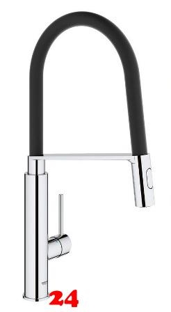 GROHE KITCHEN SELECTION Kchenarmatur Viamo Einhebelmischer Chrom mit Pendelbrause und Brausefunktion (30433000)