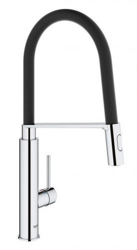 GROHE KITCHEN SELECTION Kchenarmatur Viamo Einhebelmischer Chrom mit Pendelbrause und Brausefunktion (30433000)