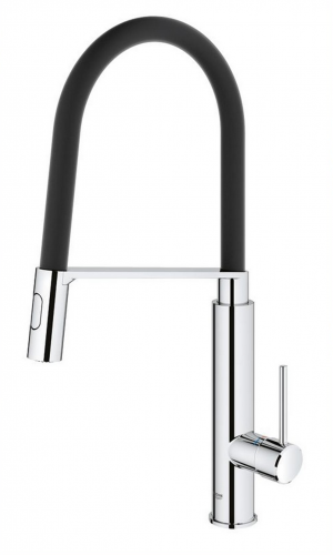 GROHE KITCHEN SELECTION Kchenarmatur Viamo Einhebelmischer Chrom mit Pendelbrause und Brausefunktion (30433000)