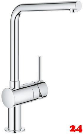 GROHE KITCHEN SELECTION Kchenarmatur Vento Einhebelmischer Chrom mit Festauslauf (30425000)