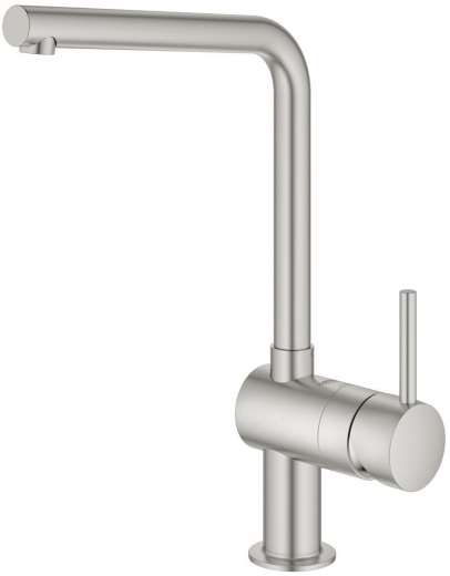 GROHE KITCHEN SELECTION Kchenarmatur Vento Einhebelmischer Supersteel mit Festauslauf (30425DC0)