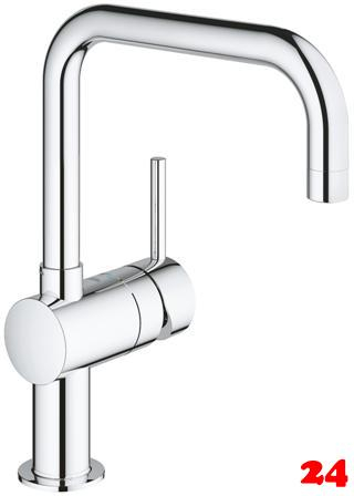 GROHE KITCHEN SELECTION Kchenarmatur Vento Einhebelmischer Chrom mit Festauslauf (30429000)