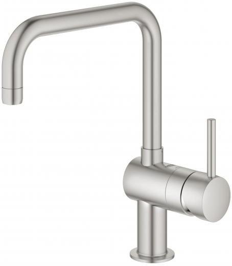 GROHE KITCHEN SELECTION Kchenarmatur Vento Einhebelmischer Supersteel mit Festauslauf (30429DC0)