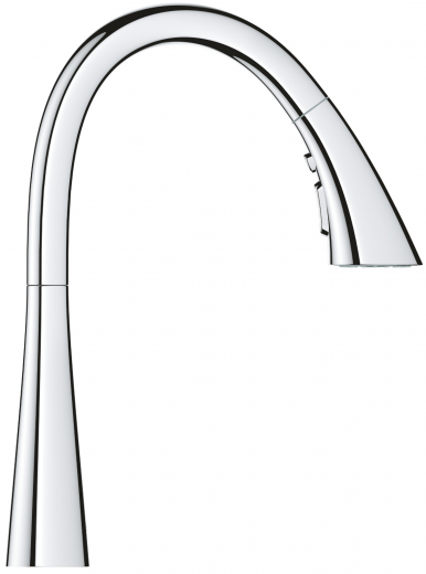 GROHE KITCHEN SELECTION Kchenarmatur Scala Einhebelmischer Chrom mit Zugauslauf und Brausefunktion (30440000)