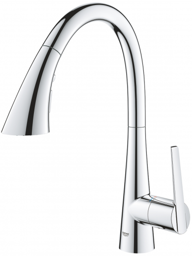 GROHE KITCHEN SELECTION Kchenarmatur Scala Einhebelmischer Chrom mit Zugauslauf und Brausefunktion (30440000)