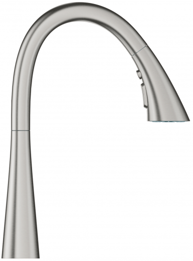 GROHE KITCHEN SELECTION Kchenarmatur Scala Einhebelmischer Supersteel mit Zugauslauf und Brausefunktion (30440DC0)