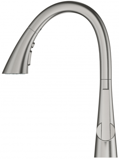 GROHE KITCHEN SELECTION Kchenarmatur Scala Einhebelmischer Supersteel mit Zugauslauf und Brausefunktion (30440DC0)