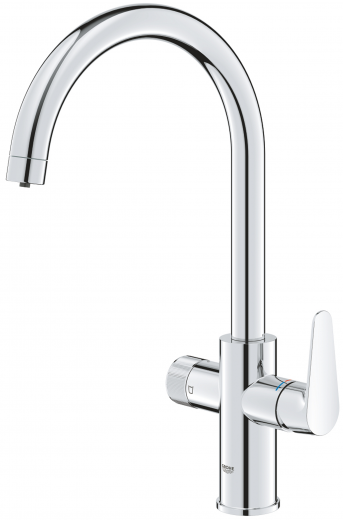 GROHE Blue Pure Baucurve Einhand-Spltischbatterie Einzelarmatur mit Filterfunktion (30580000) [NUR Armatur]