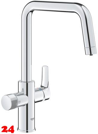 GROHE Blue Pure Eurosmart Einhand-Spltischbatterie Einzelarmatur mit Filterfunktion (30583000) [NUR Armatur]