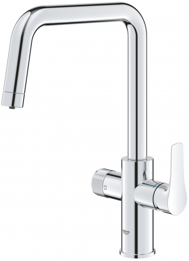 GROHE Blue Pure Eurosmart Einhand-Spltischbatterie Einzelarmatur mit Filterfunktion (30583000) [NUR Armatur]