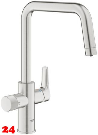 GROHE Blue Pure Eurosmart Einhand-Spltischbatterie Einzelarmatur mit Filterfunktion (30583DC0) [NUR Armatur]