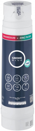 GROHE Blue Filter Magnesium und Zink Filter Kapatitt 400 Liter bei 17 dGH (40691002)