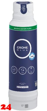 GROHE Blue Mineralisierungsfilter zur Verwendung mit GROHE Blue Pure Einzelarmaturen (40881001)