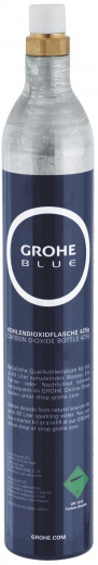 GROHE Blue 425 g CO2 Starter-Set (4 Kaufzylinder), Erstbestellung Kohlendioxid fr Lebensmittel (E290) (40422000)