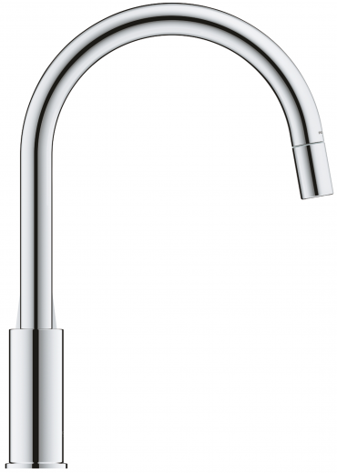 GROHE Kchenarmatur BauEdge Einhebelmischer Chrom mit Zugauslauf (30536000)