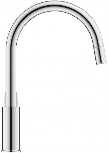 GROHE Kchenarmatur BauLoop Einhebelmischer Chrom mit Zugauslauf (30543000)