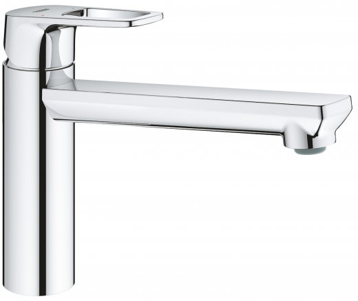 GROHE Kchenarmatur BauLoop Einhebelmischer Chrom mit Festauslauf (31706000)