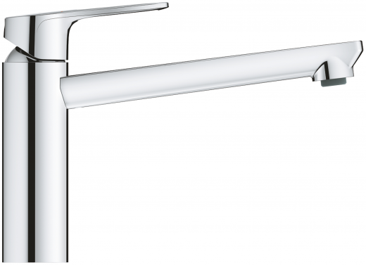 GROHE Kchenarmatur BauLoop Einhebelmischer Chrom mit Festauslauf (31706000)