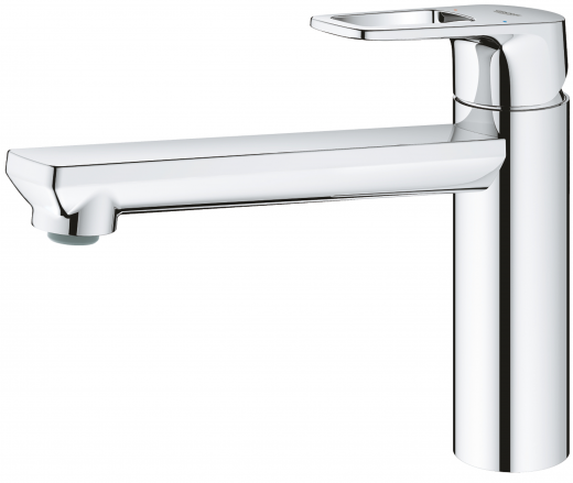 GROHE Kchenarmatur BauLoop Einhebelmischer Chrom mit Festauslauf (31706000)