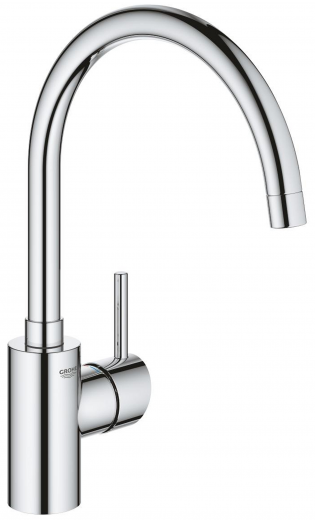 GROHE Kchenarmatur Concetto Einhebelmischer Chrom mit Festauslauf (32661003)