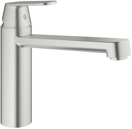 GROHE Kchenarmatur Eurosmart Cosmopolitan Einhebelmischer Supersteel mit Festauslauf (30193DC0)