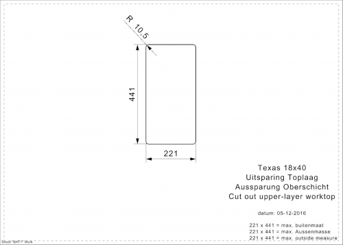 REGINOX Kchensple Texas 18x40 OKG Einbausple Edelstahl 3 in 1 mit Flachrand Siebkorb als Stopfenventil