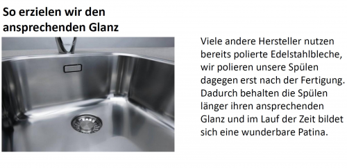 FRANKE Kchensple Euroform EFL 614-78-Leinen Einbausple / Edelstahlsple mit Einbaurand Leinenoptik mit Siebkorb als Drehknopfventil